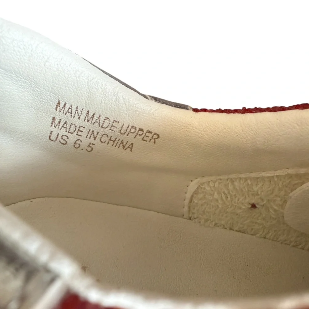 Mi.iM Skylar Rubber Sole Lace-up Glitter Leather Star Sneakers Women’s Size 6.5 - Picture 8 of 10